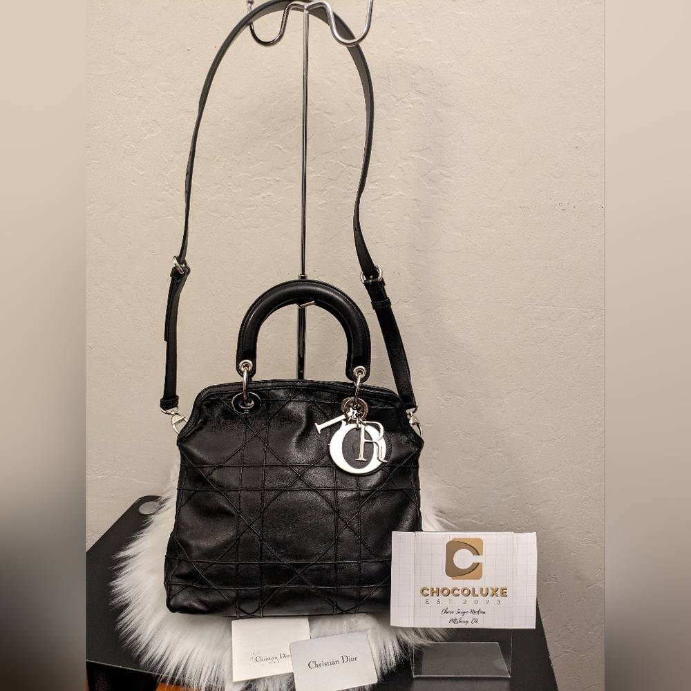 Dior Cannage Granville 2 Way Tote